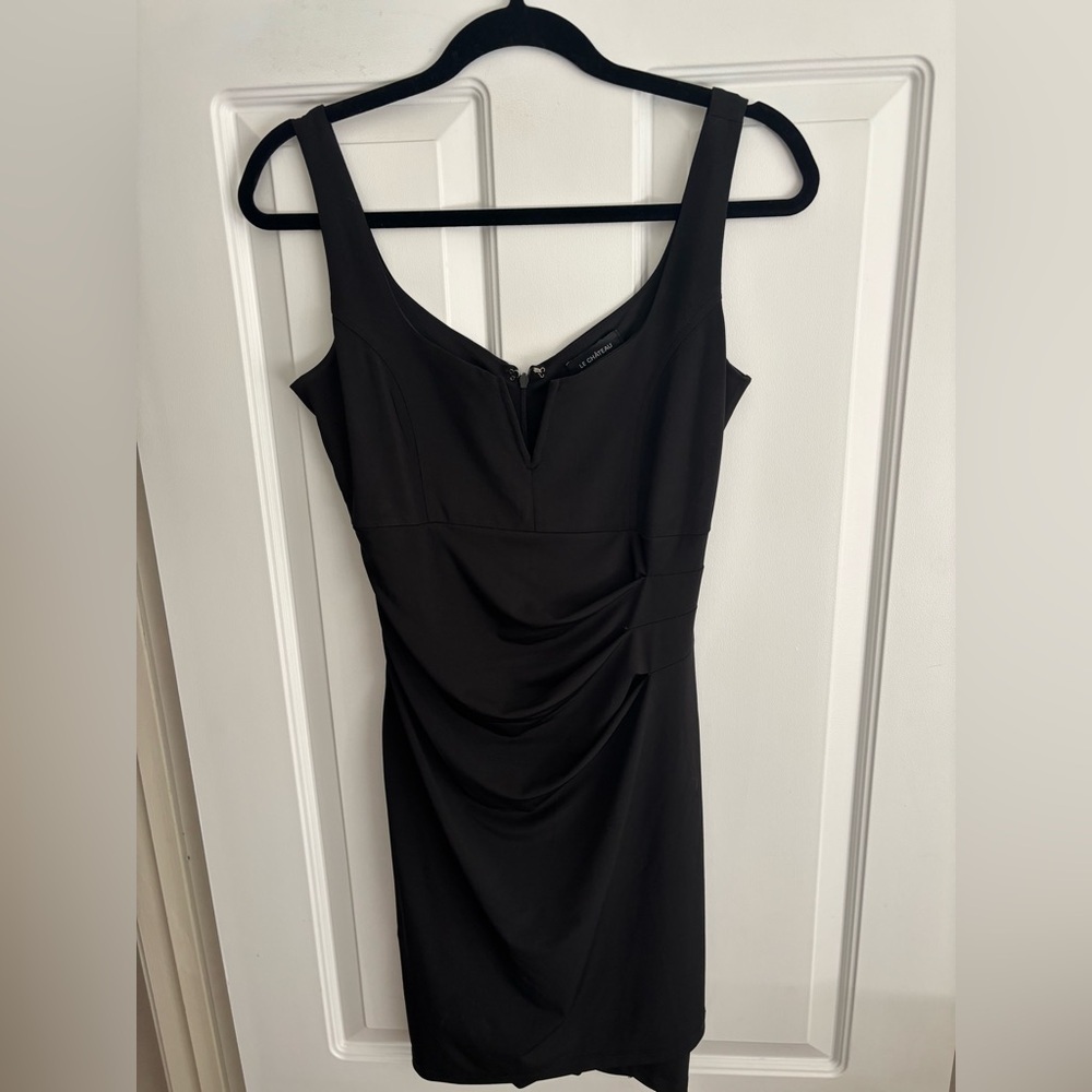 Le Château Bustier Mini Black Dress